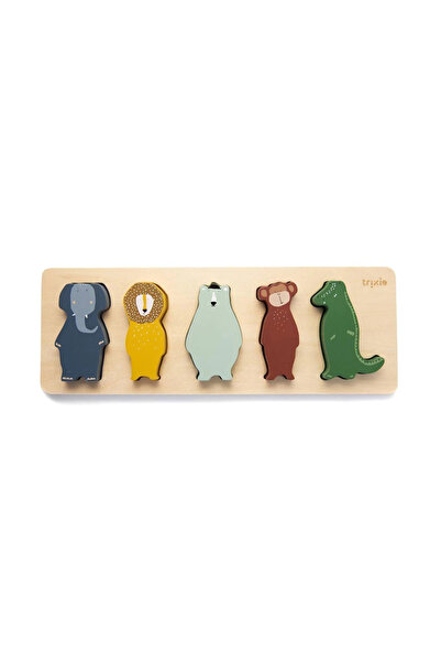 Trixie Puzzle din lemn cu animale, în formă de animale