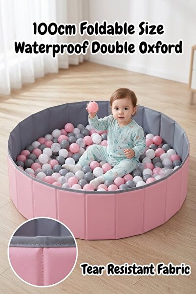 Generic 1 Foldable Oxford Cloth Ball Pit Playpen Indoor Outdoor Portable Stor...