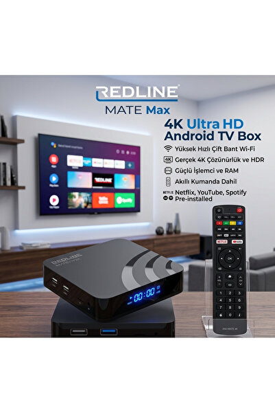 Redline Mate Max Android TV Box Stick 4K