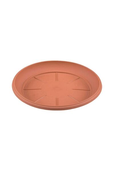 BAMI NETWORK Farfurie Ghiveci Flori Plastic Teracota Ø30x3.8cm