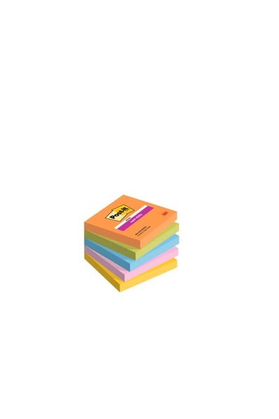 3M Notite adezive Post-It Super Sticky, Boost Colour, 76 x 76 mm, 90 bucăți/p...
