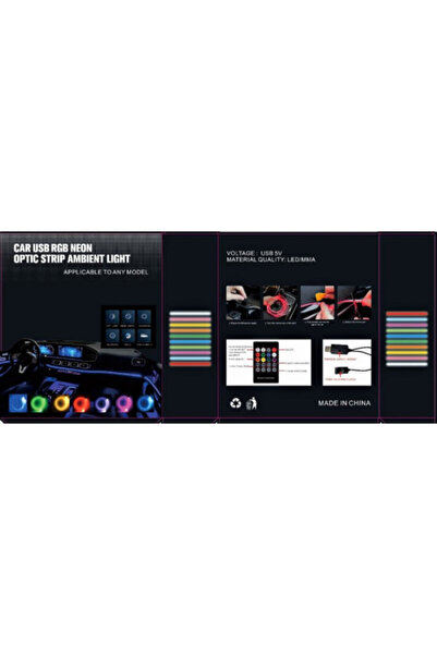 SMARTIC Bandă LED neon RGB cu conector USB și telecomandă, 7 metri