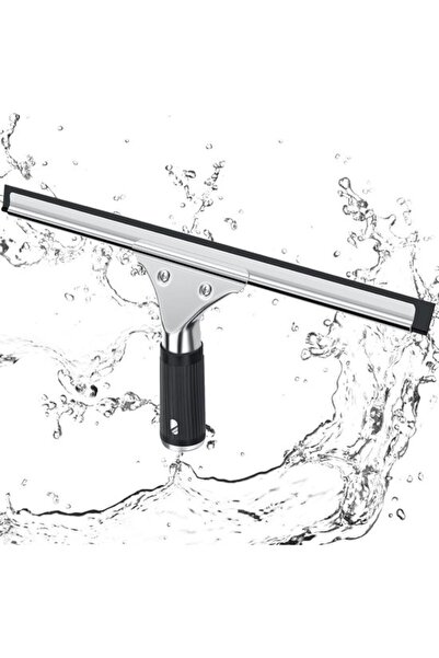 STARSTAR Professional window squeegee with rubber lip, 30 cm, black, for show...