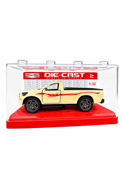 Tian Du 1:32 Scale Diecast Metal Car Model with Acrylic Display Box - Pull Ba...