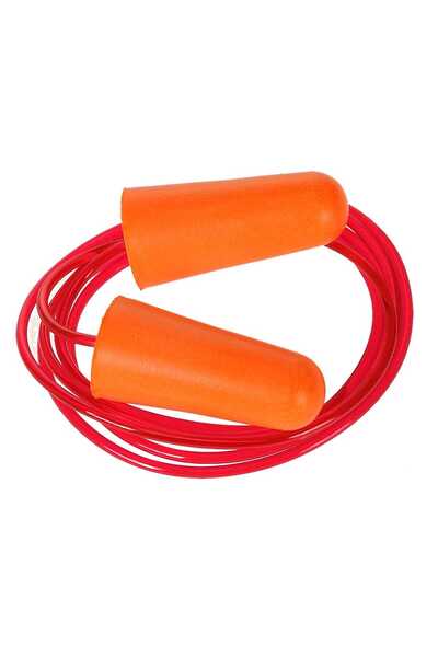 PORTWEST EP08 Corded PU Foam Ear Plugs (200 Pairs)