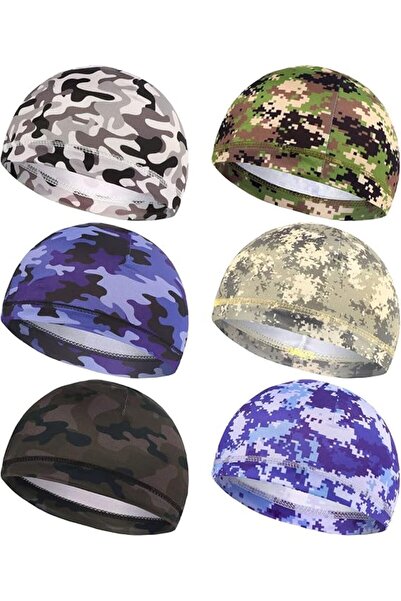 STARSTAR 6-Pack Cool Lined Hats, Motorcycle Helmet Liners, Men's and Women's ...
