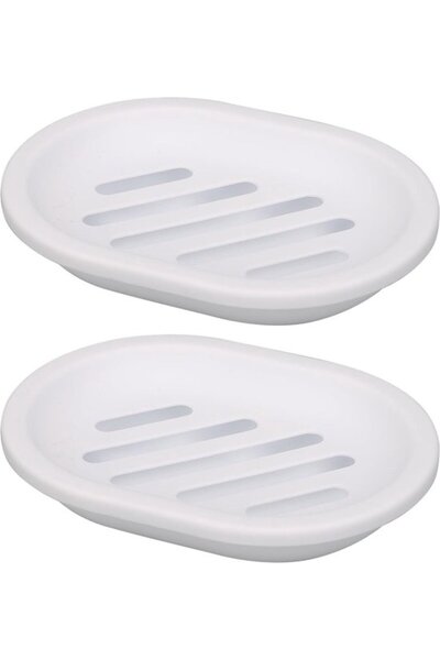 STARSTAR 2-pack Soap Dish, Soap Holder, Soap Saver, Easy to Clean, Dry, Stops...