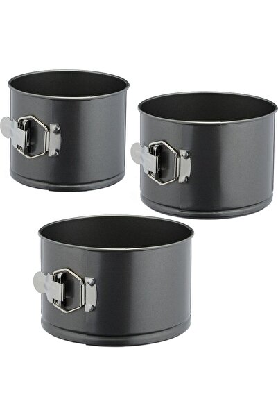 STARSTAR High-legged spring mold, 3-piece set, round cake mold, DIY baking mold