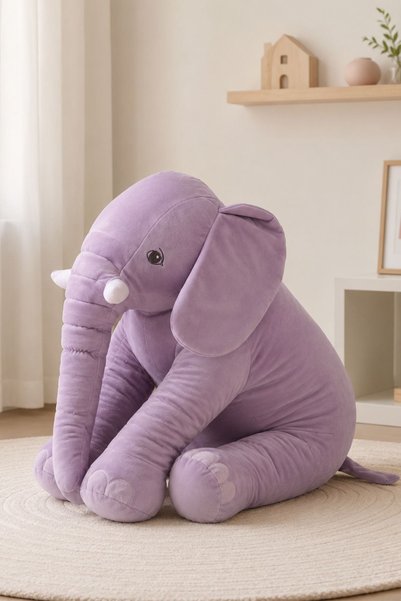 STORE24 My Sleeping Buddy Elephant - Large Squishy Plush Elephant - 85 cm - 100% Domestic Production