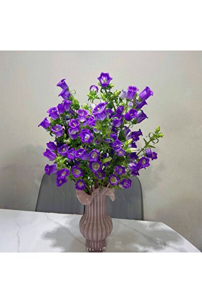 Bloom & Sow Seed بذور زهور الكامبانولا البنفسجية النابضة بالحياة على شكل جرس،...
