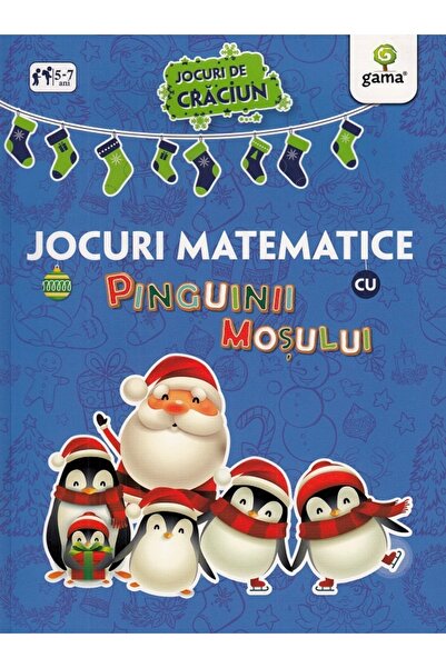 Gama Jocuri de Craciun: Jocuri matematice cu pinguinii Mosului
