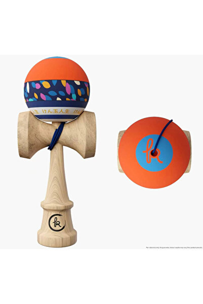 EUROPE Kendama Tensei Portocalie, Profi, Cupe Mari, 18,5 cm si o ata de rezerva