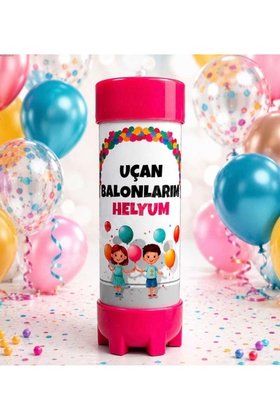 Çemrek Süs Parti Portable Disposable Helium Gas Cylinder Flying Balloon Gas H...