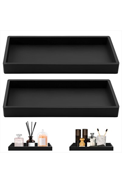 STARSTAR Rectangular silicone bathroom tray, Geschikt voor vanity, bathtub, k...