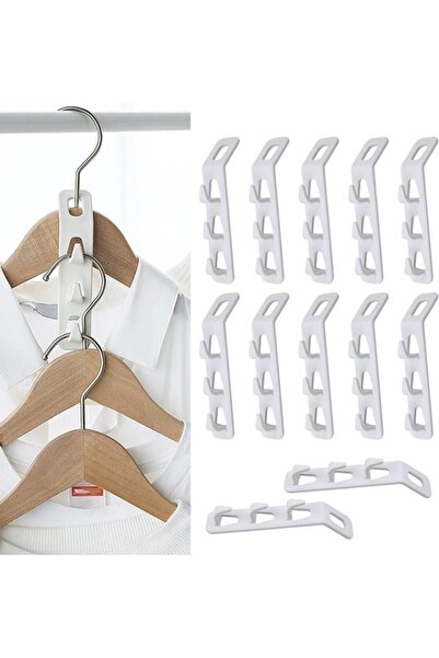 STARSTAR Space-Saving Clothes Hanger Connector Hooks - 12 Pieces, Magic Casca...
