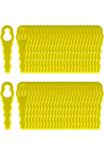 STARSTAR 100x Replacement Plastic Blades for Garden Lawn Mowers Grass Trimmer...