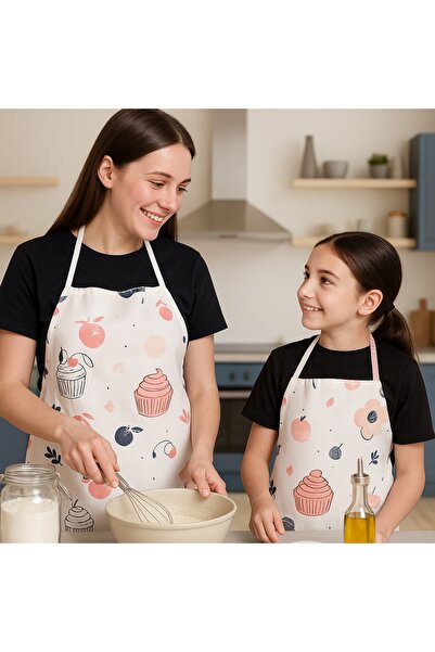 Tois CupCake Anne Kız Mutfak Önlüğü Seti