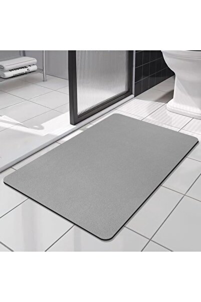 STARSTAR Non-slip diatomaceous earth bathroom mat (grey, 40x60cm), soft quick...
