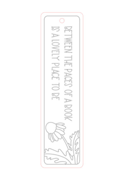 Gabcom Bookmark5 от естествено дърво, естествен цвят, 20 x 5 см, лесен за оцв...