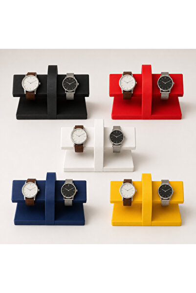 MYE TEKNOLOJİ 3D Printing Watch Stand 3-Piece Desktop Wristwatch Holder