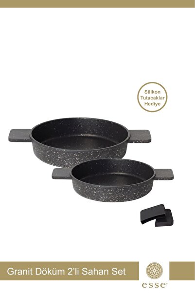 Esse Granit Döküm Sahan Set 2 Li 16 CM 20 CM