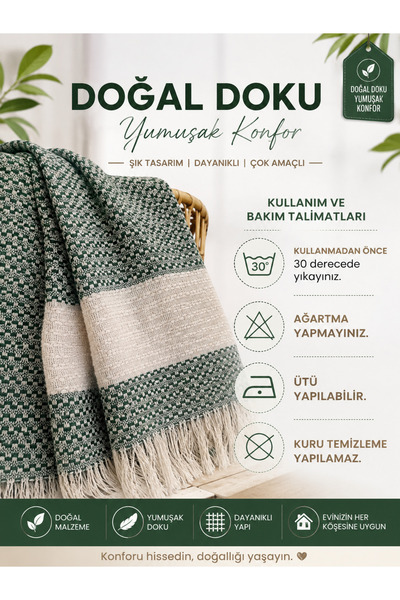 kemal savin Pique, Bedspread, Double Pique, Sofa Cover, Only Pique Khaki 200*230