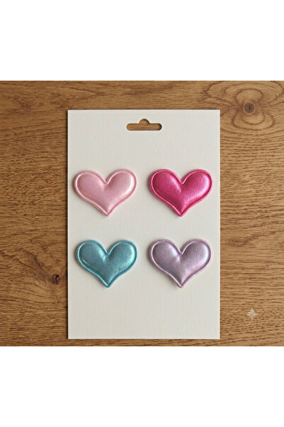 Jeevee Set of 4 Baby Hair Clips - Heart-Shaped Clips for Babies with No Hair ...