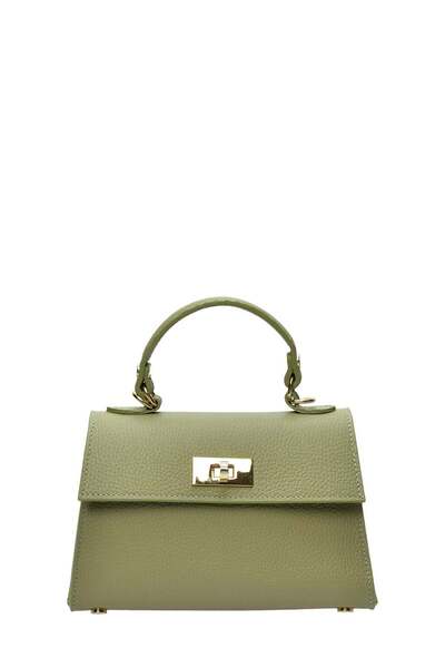 SimpleFind Isabella Rhea Geanta piele -Beatrice-Verde,Geanta de mana piele na...