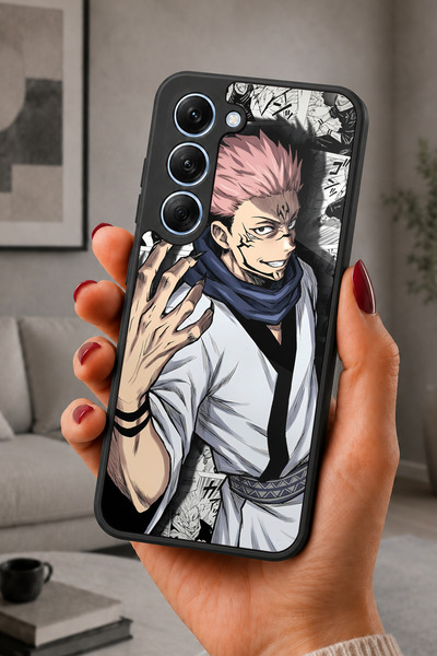 TECNO Spark 40 Pro Uyumlu Anime Desenli Kamera Korumalı Darbelere Dayanıklı K...