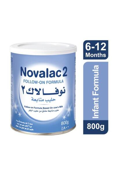 NOVALAC حليب أطفال 2 للأعمار من 6 إلى 12 شهرًا 800 جرام