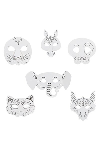 BAMI NETWORK Set creatie masti animale hartie 30x20 cm copii peste 3 ani