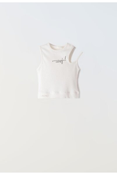 Evita Μπλούζα "Successful clothing" λευκή