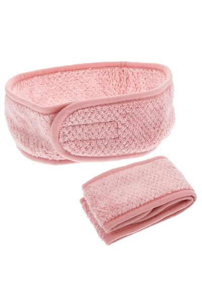 STARSTAR Two-piece multi-functional makeup hairband for girls, washable hairb...