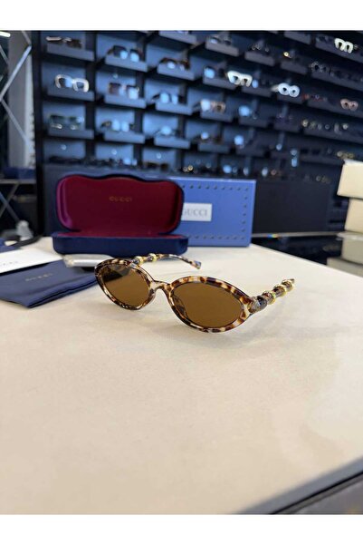 Bubbleatelier Bone Detail Brown Sunglasses