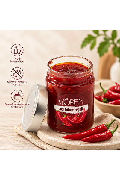 Görem Zeytin Acı Biber Reçeli 370 gr