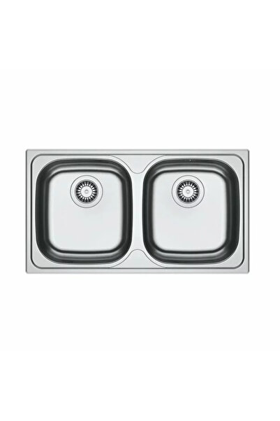 Franke Spark 78x43.5 cm Chiuvetă de bucătărie din oțel inoxidabil cu 2 cuve, ...