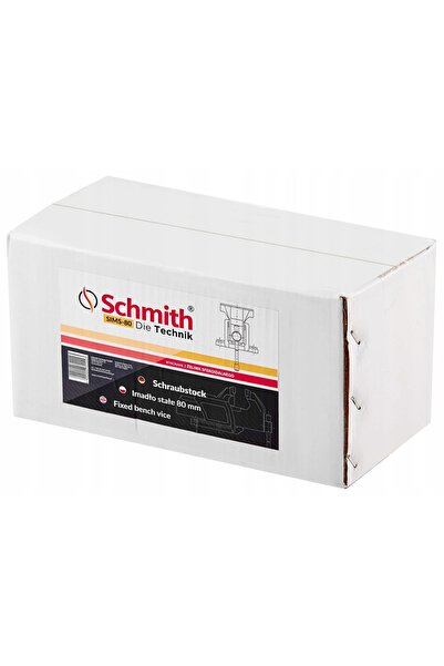 SCHMITH Menghină de banc fixă de 100mm, unealtă pentru prelucrarea metalelor,...