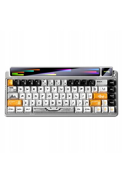Aula LEOBOG tastatură gasket AMG65 White LightFeather switch RGB