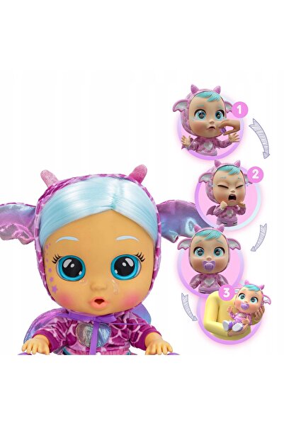 IMC Toys LALKA CRY BABIES DRESSY FANTASTY CRYING BOBAS BRUNY Sunete de lacrim...