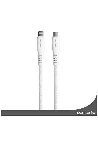 NO BRAND Cablu 4smarts Lightning la USB-C 30W 1.5m alb