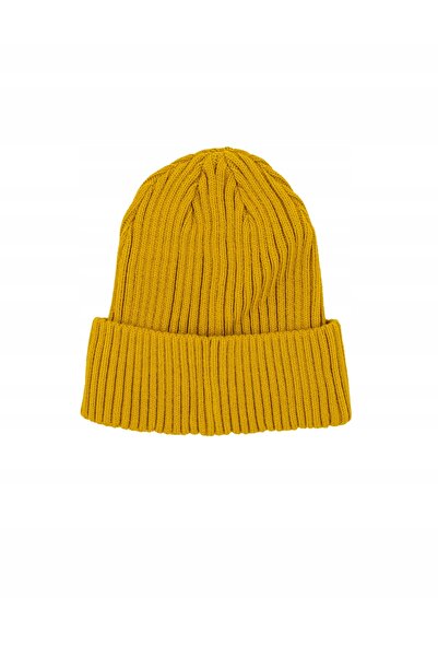 COLOURWEAR Căciulă de iarnă cu insignă Bonk, galbenă