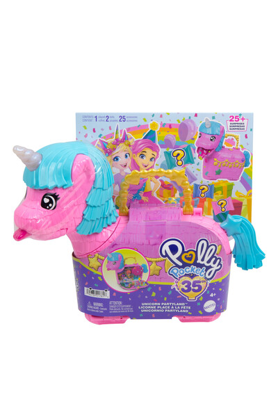 Polly Pocket Surpriză Unicorn Set aniversar 35 de ani HYD96