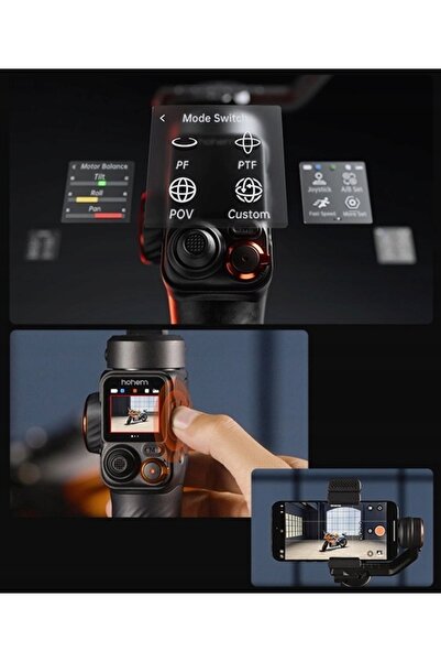 NO BRAND Gimbal de stabilizare Hohem iSteady M7 AI Tracker, braț extensibil, ...