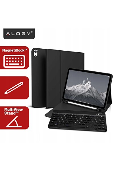 ALOGY Husă cu tastatură pentru Apple iPad Air 11 " 2024-2026 cu suport pentru...