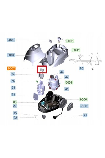 Karcher Supapă rezervor apă aparat de călcat cu aburi SC4 SC5 SC6 EasyFix SI4...