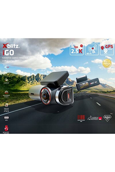 Xblitz Cameră auto iGO 2.5K cu GPS și WIFI