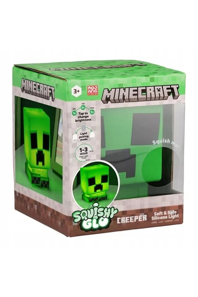Paladone LAMPĂ DE SILICON CU BATERIE MINECRAFT CREEPER
