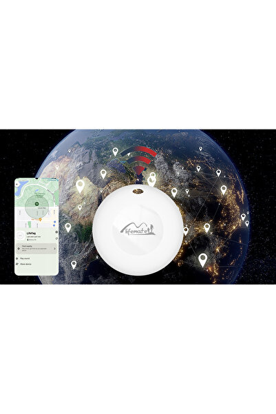 NO BRAND 4X Life Tag Localizator GPS Android Pentru Chei Zgardă Câine Pisică ...