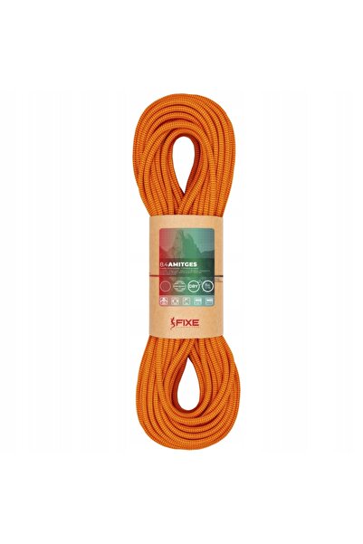 NO BRAND Coardă dinamică Fixe Climbing Amitges 8.4 MM Dry 60M Portocalie