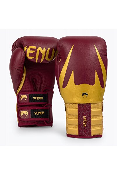 Venum Mănuși de box Reverso Boxing roșu/auriu 12 oz